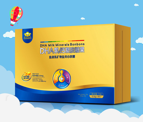 金盾愛嬰DHA乳鈣凝膠糖果