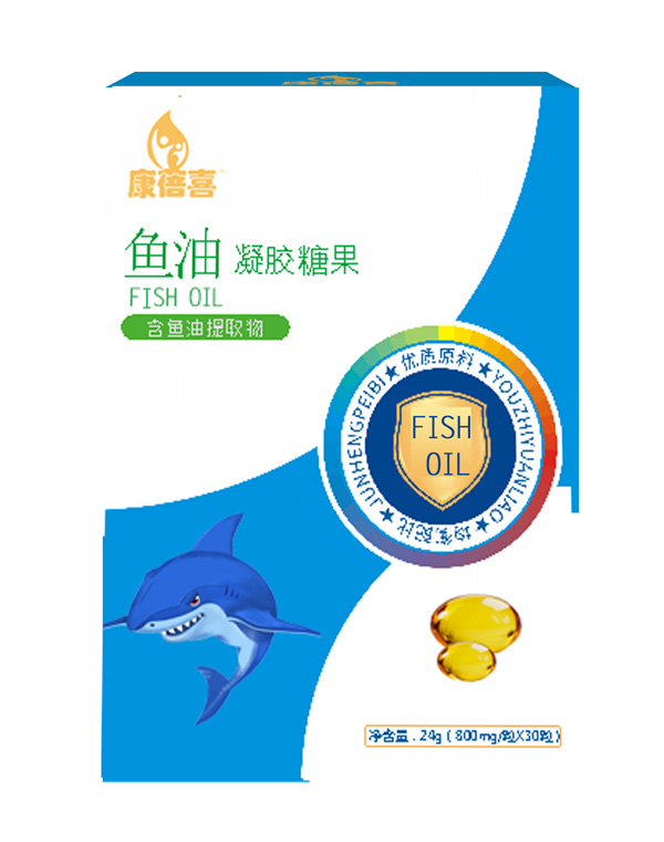 康蓓喜魚油凝膠糖果正面