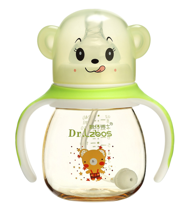 靚仔博士PPSU小熊奶瓶 綠色