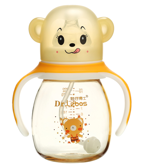 靚仔博士PPSU小熊奶瓶 黃色