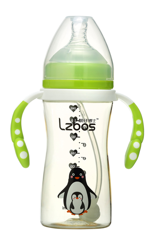 靚仔博士寬口徑自動(dòng)奶瓶 綠色