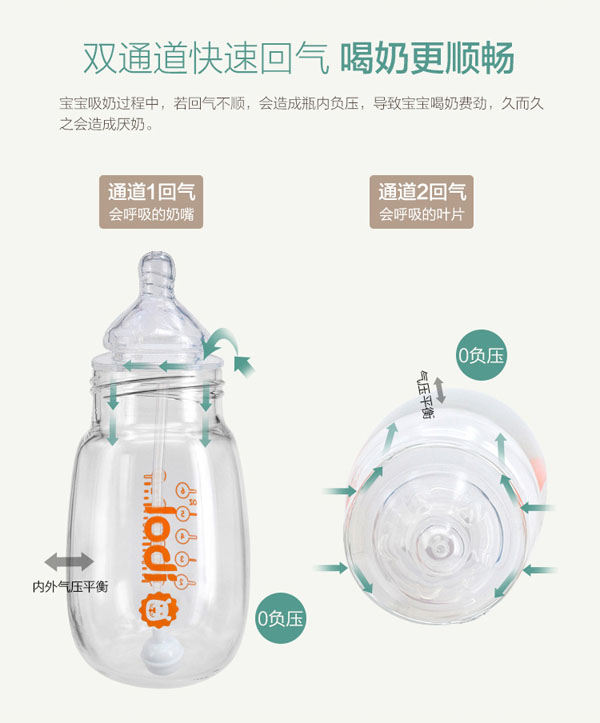 樂(lè)迪小蜜蜂硅膠套玻璃奶瓶產(chǎn)品特點(diǎn).jpg