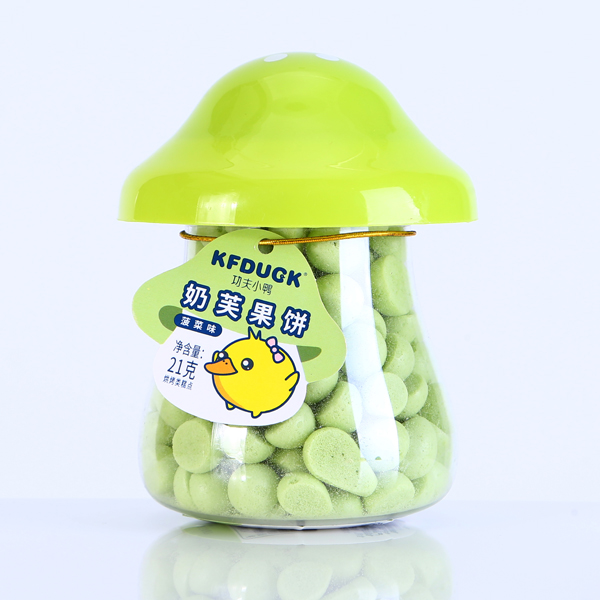 功夫小鴨奶芙果餅 菠菜味.jpg 功夫小鴨奶芙果餅 菠菜味.jpg