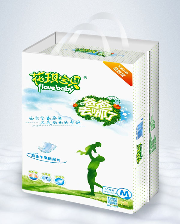 花琪寶貝超柔干爽紙尿片M60