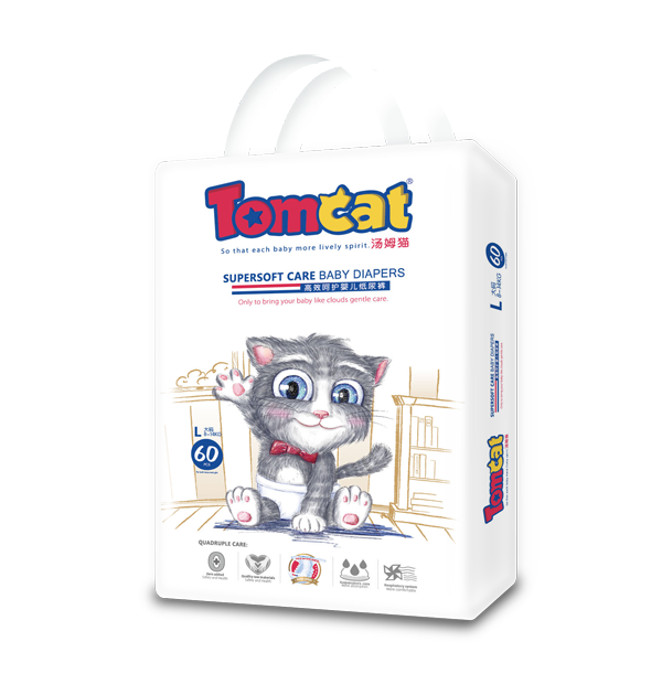 湯姆貓高效呵護(hù)嬰兒紙尿褲L60