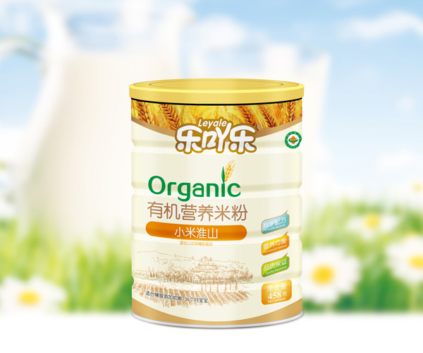 樂吖樂有機(jī)營養(yǎng)米粉小米淮山罐裝