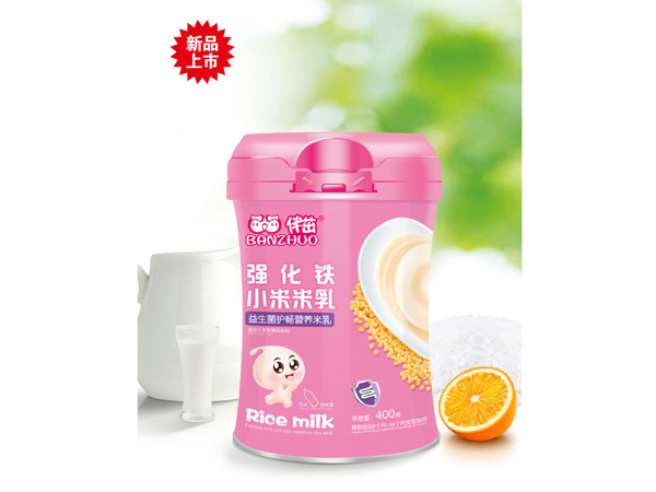 伴茁強(qiáng)化鐵小米米乳-益生菌護(hù)暢營養(yǎng)米乳400g