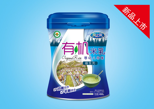 貝之籃嬰幼兒特膳有機(jī)米乳-益生元