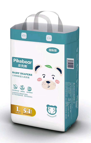 皮克熊云感綿柔嬰兒紙尿褲L54