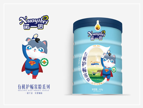 諾一倍有機護暢米粉-五谷雜糧配方 桶裝