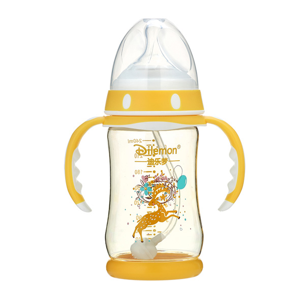 迪樂(lè)夢(mèng)PPSU奶瓶240ml橙色