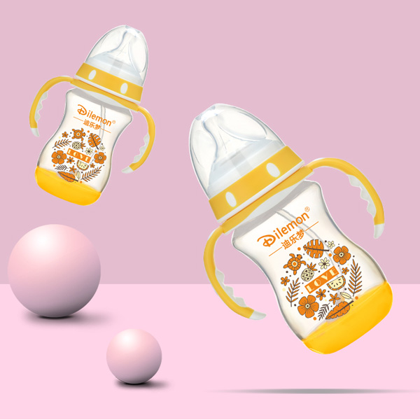 迪樂夢(mèng)PP奶瓶5139黃色