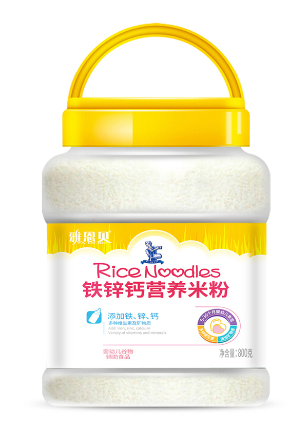 雅恩貝800克鐵鋅鈣營養(yǎng)米粉