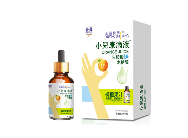 玉嬰食膳小兒康滴液 甘氨酸鋅