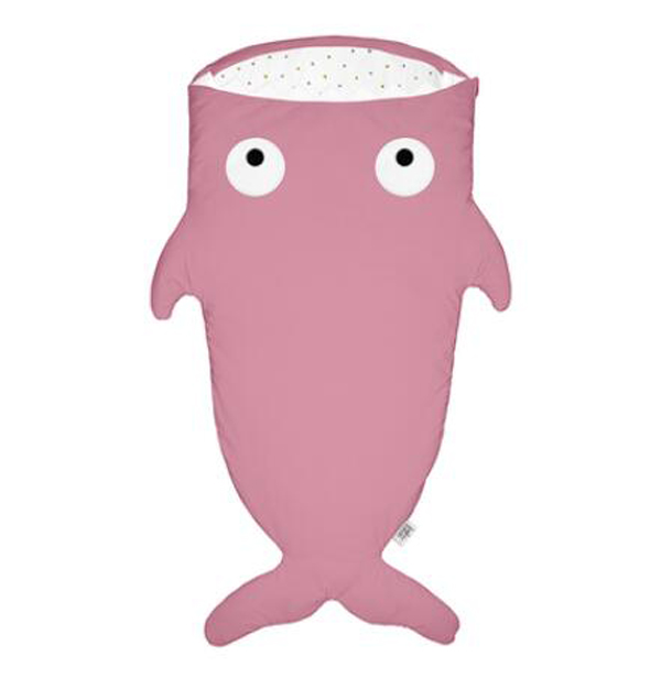 西班牙baby bites兒童大鯊魚(yú)睡袋 粉色