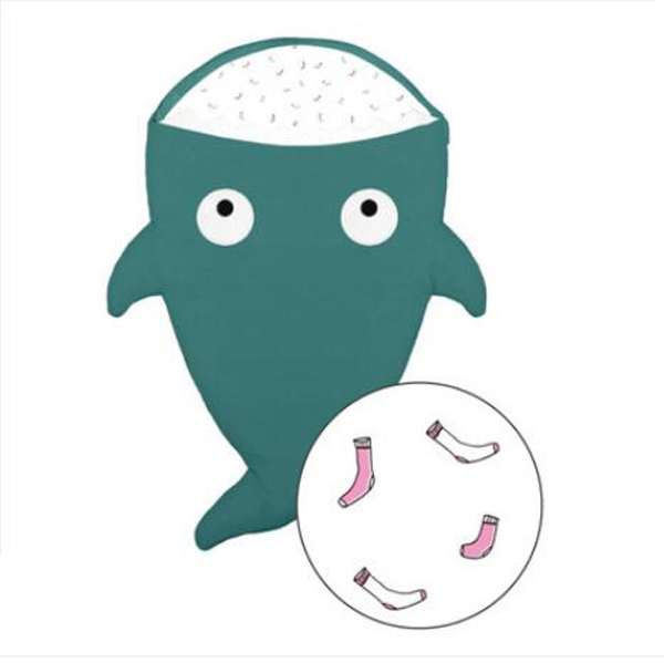 西班牙baby bites 鯊魚(yú)睡袋 綠薄荷