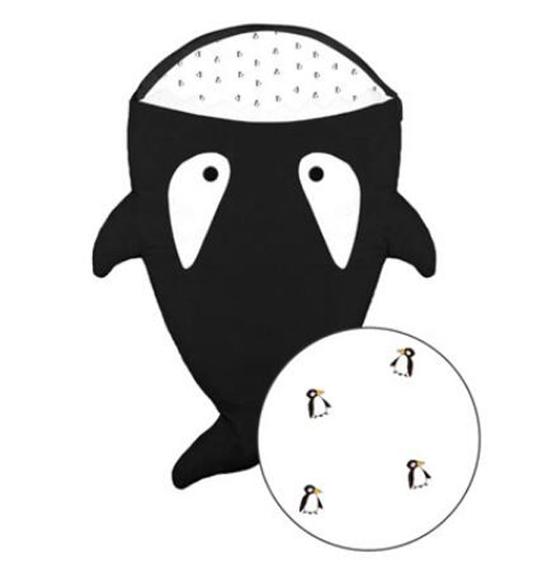 西班牙baby bites 鯊魚(yú)睡袋 深黑色