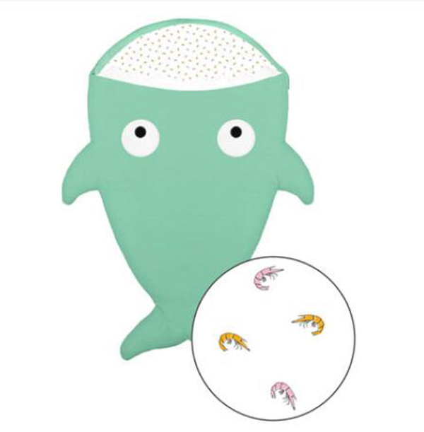 西班牙baby bites 鯊魚(yú)睡袋 翠綠色