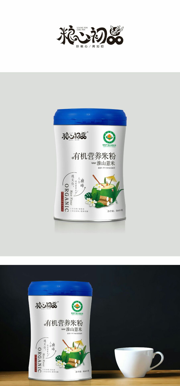 糧心初品有機(jī)營養(yǎng)米粉-淮山薏米