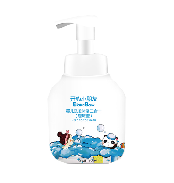 開(kāi)心小朋友嬰兒洗發(fā)沐浴二合一(泡沫型)