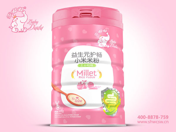 乖嘟嘟益生元護暢小米米粉-五谷粗糧