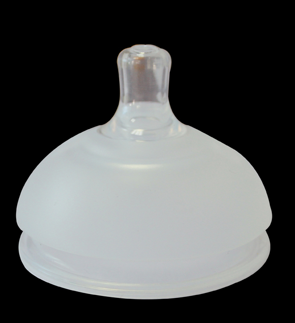 貝臣廣口徑真乳實(shí)感奶嘴(圓孔/+孔)