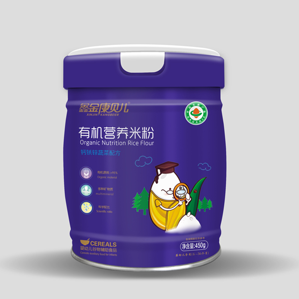 鑫金康貝爾有機(jī)營養(yǎng)米粉-鈣鐵鋅蔬菜配方