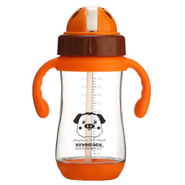 馨菲寶貝Tritan滑蓋兒童吸管水杯