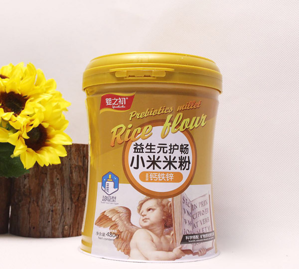 嬰之初益生元護(hù)暢小米米粉-鈣鐵鋅罐裝
