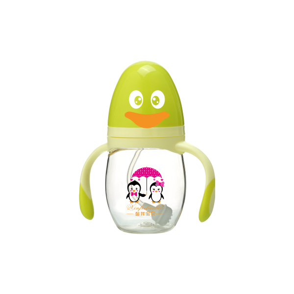 馨菲寶貝企鵝寬口徑PA奶瓶150ml綠色.jpg 馨菲寶貝企鵝寬口徑PA奶瓶150ml綠色.jpg