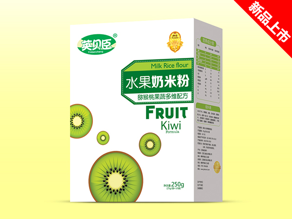 英貝臣水果奶米粉獼猴桃果蔬多維盒裝