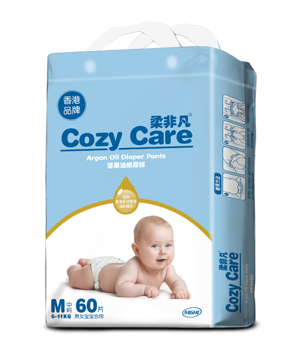 柔非凡堅果油紙尿褲M60