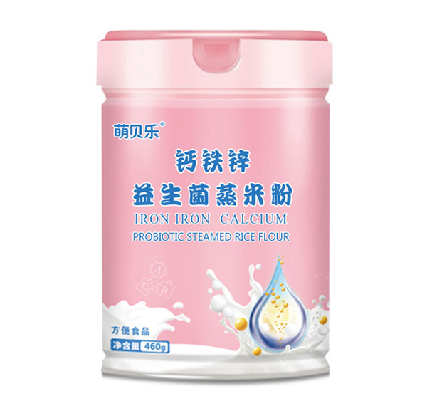 萌貝樂鈣鐵鋅益生菌蒸米粉