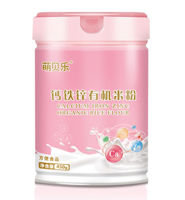 萌貝樂鈣鐵鋅有機米粉