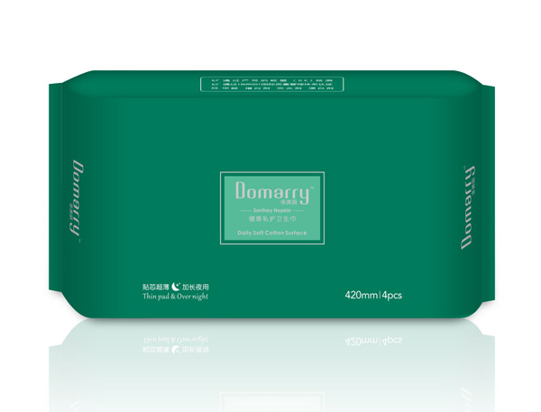 多美麗健康私護衛(wèi)生巾4片-加長夜用420mm
