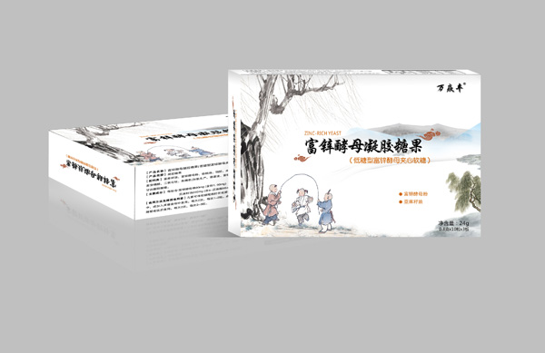 萬焱豐富鋅酵母凝膠糖果1