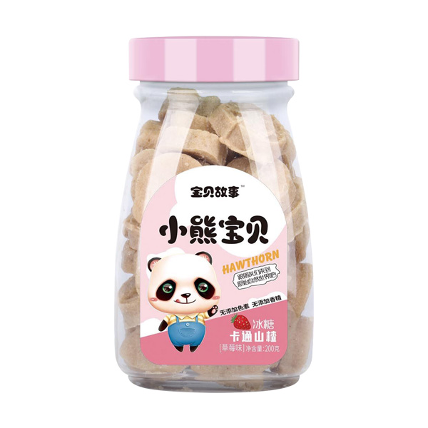 寶貝故事冰糖卡通山楂-草莓味