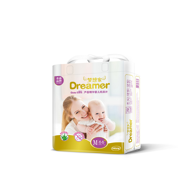 柔非凡夢(mèng)想家蘆薈精華嬰兒紙尿片M66