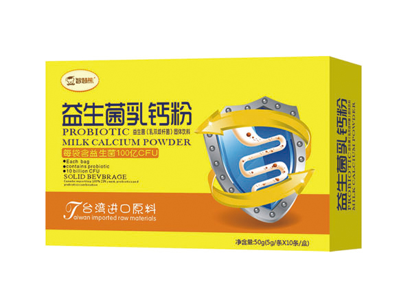 智慧熊益生菌乳鈣粉 盒裝