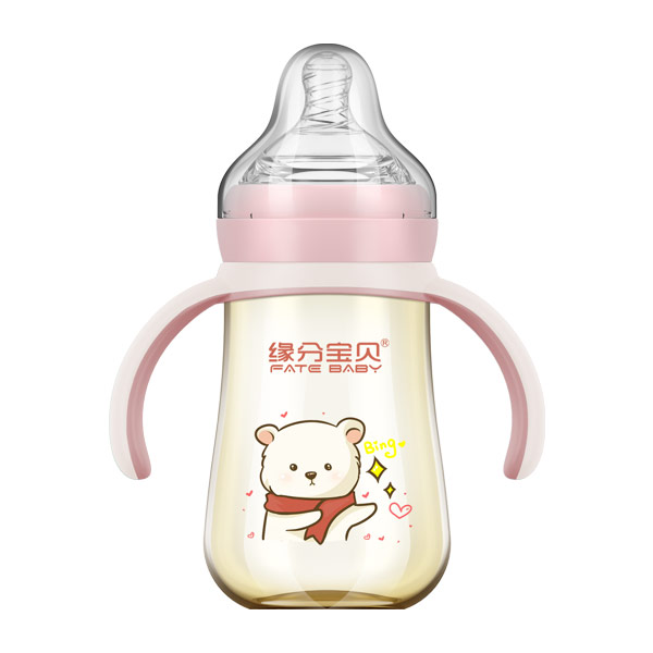 緣分寶貝PPSU奶瓶3206粉色
