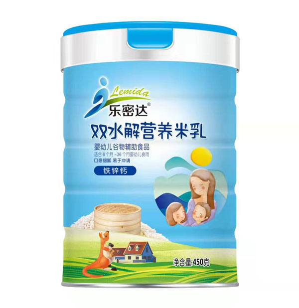 樂(lè)密達(dá)雙水解營(yíng)養(yǎng)米乳-鐵鋅鈣