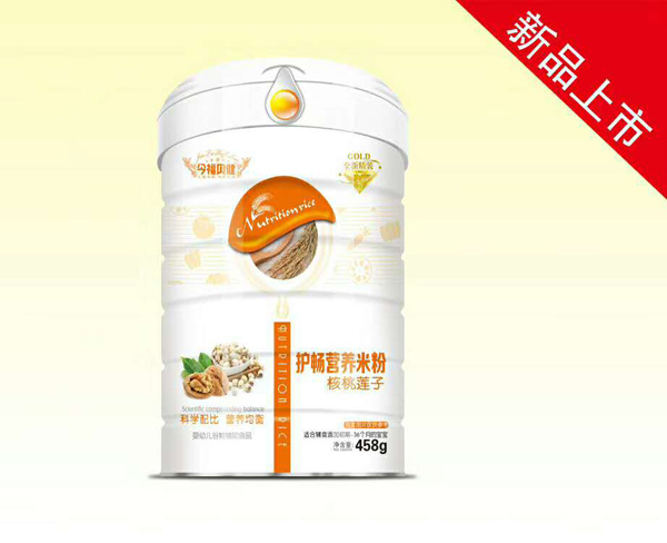 今福貝健護暢營養(yǎng)米粉-核桃蓮子罐裝