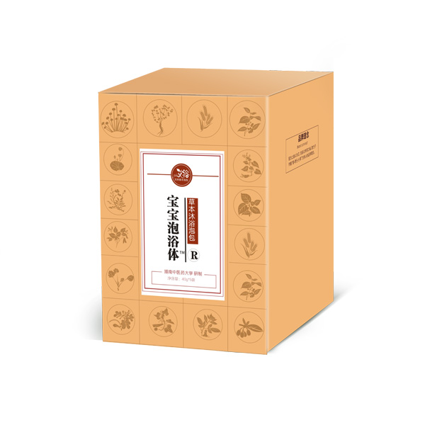 艾裕寶寶泡浴體草本沐浴泡包-熱盒裝