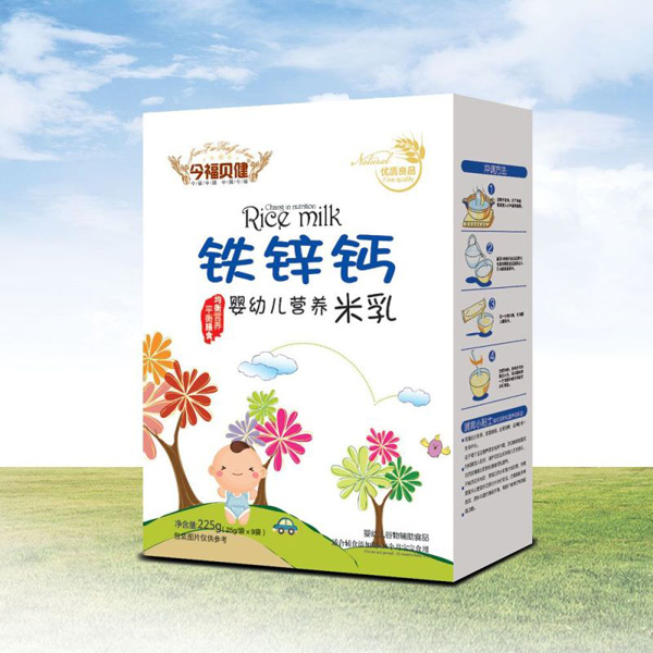 今福貝健嬰幼兒營養(yǎng)米乳盒裝(鐵鋅鈣)