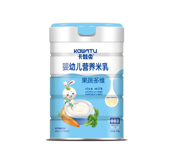 卡娃兔嬰幼兒營養(yǎng)米乳-果蔬多維罐裝