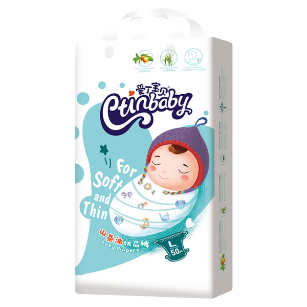 愛(ài)丁寶貝山茶油紙尿褲L50