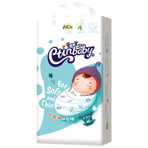 愛(ài)丁寶貝山茶油紙尿褲XXL46