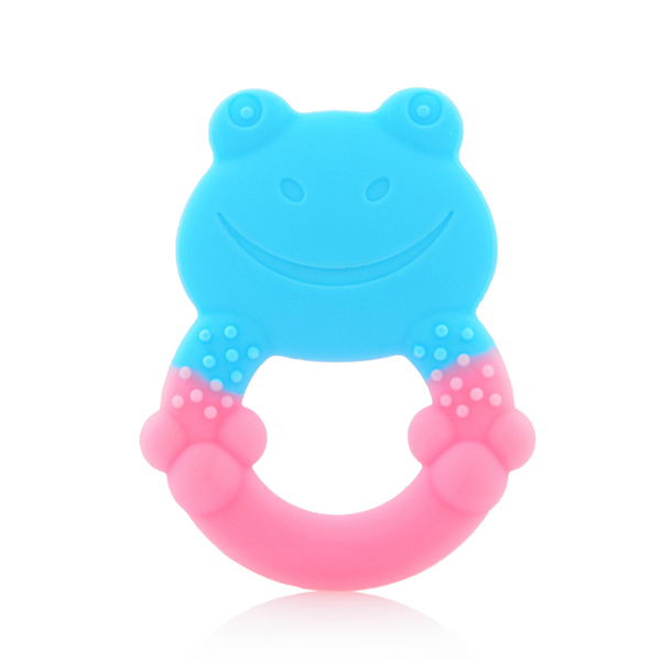 媽咪王子青蛙牙膠 藍色