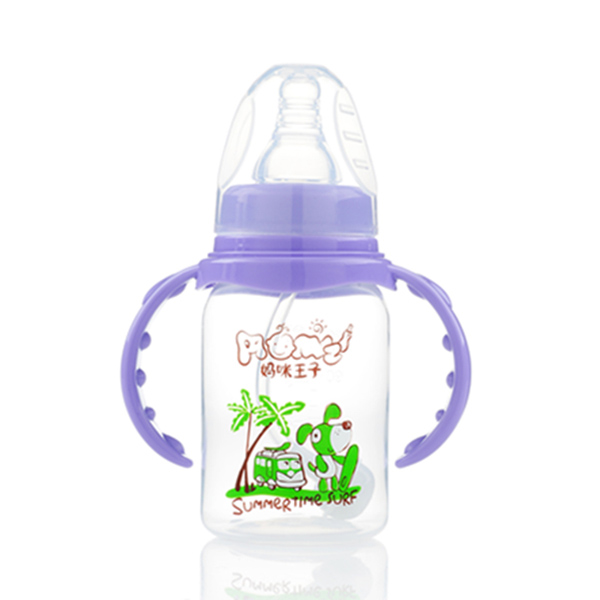 媽咪王子PP標(biāo)口自動吸120ml奶瓶 紫色