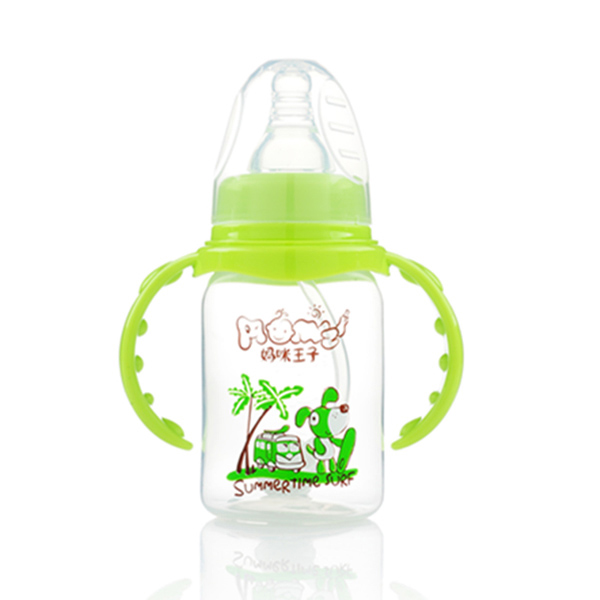 媽咪王子PP標(biāo)口自動吸120ml奶瓶 綠色